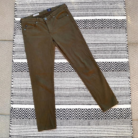 AG Adriano Goldschmied Stevie Slim Straight Leg Pants size 29R - Picture 2 of 10